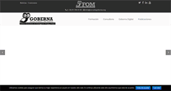 Desktop Screenshot of goberna.org